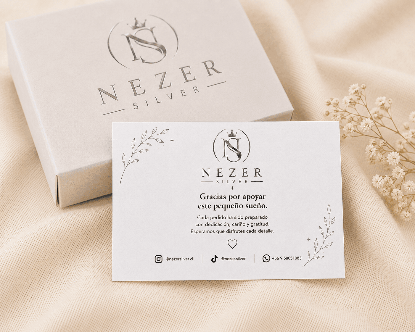 Nota de agradecimiento de Nezer Silver